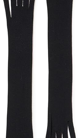 Womens Sexy Gloves Opera Length Fishnet Gloves Long Black Lace Gloves for Women, Black, One Size