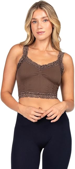 Comfort Wireless Sexy Lace Bralette for Women. One Size