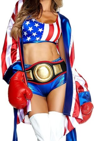 womens Get 'Em Champ Sexy Boxer Costume