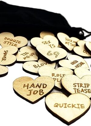 20Pcs Funny Tokens Sex,Date Night Activity Tokens Funny Wooden Couples Date Night Activity Token Romantic Funny Sex Token Gift Valentines Ideas Gifts for Couples