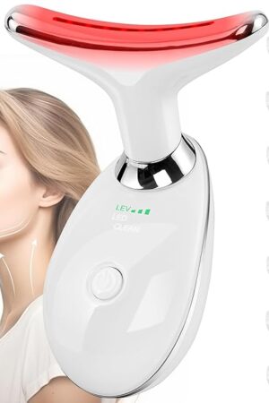Facial Massager Red-Light-Therapy-for-Face and Neck, Face ?? culpting Wand with 7 Color