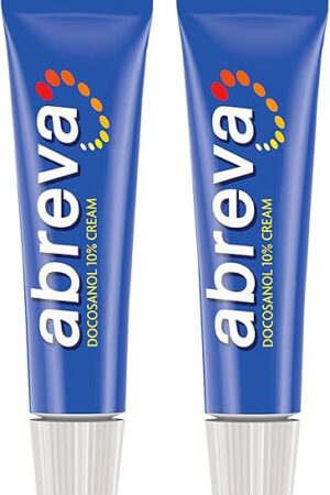 Abreva 10 Percent Docosanol Cold Sore Treatment, Treats Your Fever Blister in 25 Days - 007 oz Tube x 2