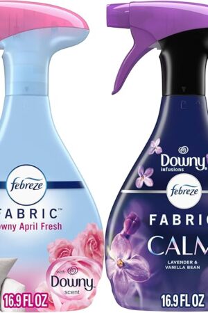 Febreze Odor-Fighting Fabric Refresher, Downy Calm and Downy April Fresh, 169oz, 2 pack