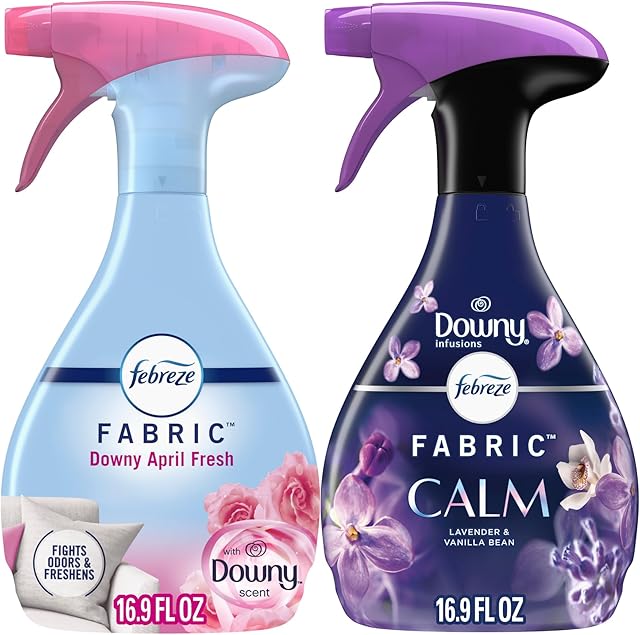 Febreze Odor-Fighting Fabric Refresher, Downy Calm and Downy April Fresh, 169oz, 2 pack