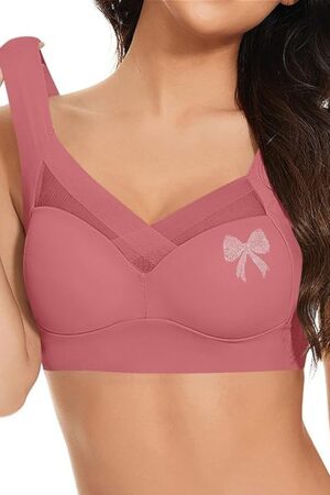 Zenchic Bras for Women Seamless Sexy Push Up Wireless Bralettes Full Coverage Posture Correcting Everyday Bras