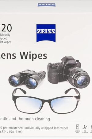 Zeiss Lens Wipes, White, 220 Count