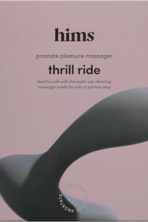 HIMS Thrill Ride Prostate Massager - Remote Controlled, Silicone Prostate Vibrator - for Solo Or Couple Play - Mens Sex Toy with 36 Pleasure Settings - Anal Vibrator - USB Rechargeable & Waterproof
