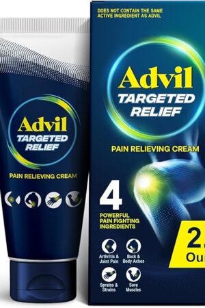Advil Targeted Relief Pain Relieving Cream, Up to 8 Hours of Powerful Relief of Minor Arthritis Pain, Joint Pain, Lower Back Pain and Muscle Pain - 23 oz