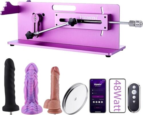 Hismith Premium Sex Machine with KlicLok System, APP Controlled Love Machine, Adult Adjustable Thrusting Machine for Men and Women, 48 Watt Table Top