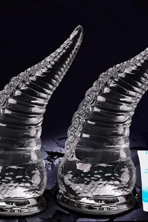 2 PCS Tentacle Realistic Dildo for Women Octopus Huge Anal Dildo of Premium Liquid Silicone Clear Huge Monster Liquid Silicone Anal Plug Prostate Massager for Hands-Free Play Adult Sex Toys for Women
