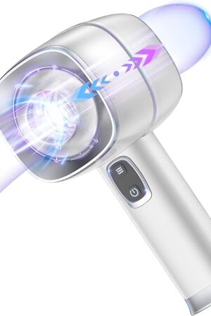 Automatic Male Masturbator,Open-Ended Stroker with 6 Thrusting Modes Male Sex Toy, Pocket Pussy Male Masturbator Cup Penis Trainer with 3D Realistic Vagina, Blowjob Toy for Men Adult Sex Pleasure