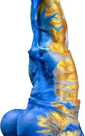 Horse Dildo - Lifelike Silicone Thrusting Dildo with Strong Suction Cup, Realistic Thick Horse Penis for G-Spot, Fantasy Sex Toy for Women and Men Gay Anal Play Sex Pleasure (D219-S)