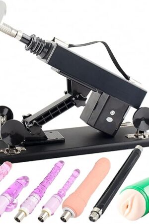 Automatic Sex Machine Thrusting Love Machine for Women Men Adult Sex Toy 3XLR Connector Dildo Attachments Machine for Couples and Solo Play Thruster for Hands-Free Play (8 Accessories for Men)