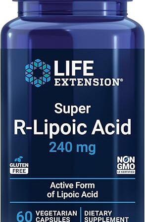 Life Extension Super R-Lipoic Acid, 240mg, 60 Count