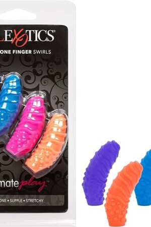 California Exotic Novelties Posh Silicone Finger Teasers - Swirls