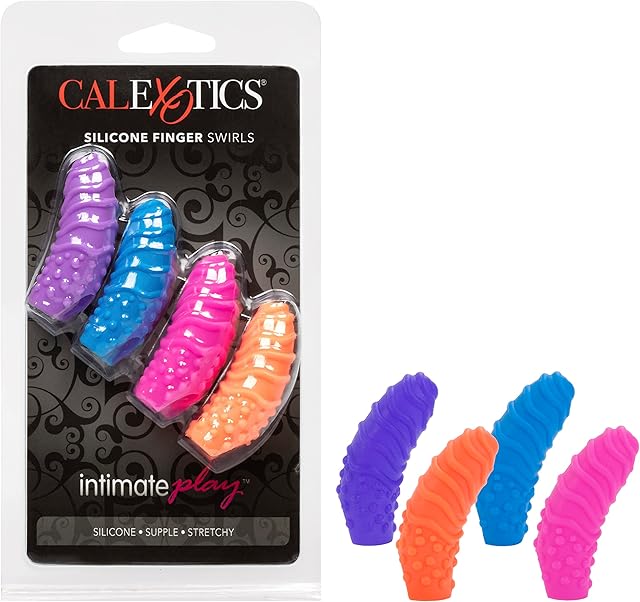 California Exotic Novelties Posh Silicone Finger Teasers - Swirls