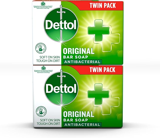 Dettol Anti Bacterial Original Soap 100g Twin Pack Dermatologically Tested