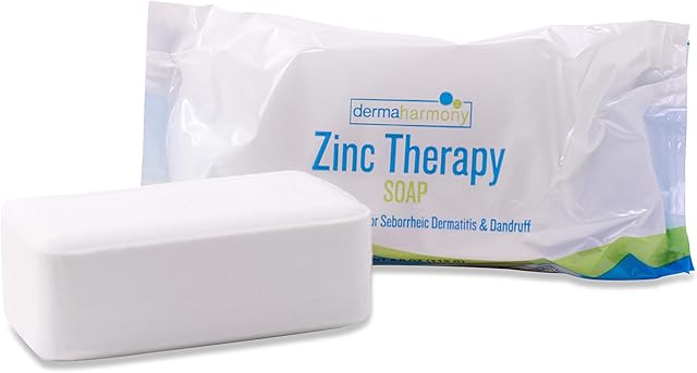 2% Pyrithione Zinc (ZnP) Bar Soap 4 oz - Crafted for Those with Skin Conditions - Seborrheic Dermatitis, Dandruff, Psoriasis, Eczema, etc