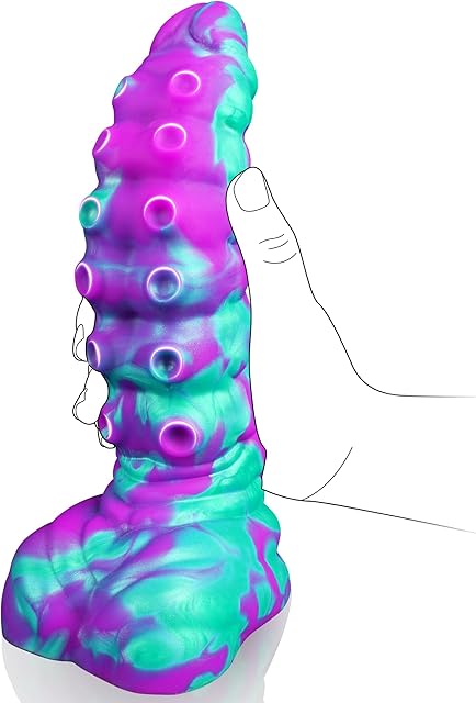 Huge Monster Tentacle Dildo, Thick Silicone Fantasy Dildo with Suction Cup for Hands-Free Play,78? Octopus Dildos for G-Spot, Large Butt Plug Anal Dildos, Curved Adult Sex Toy for Women Men