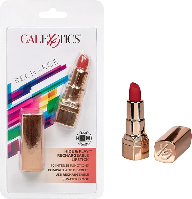 CalExotics SE-2930-30-2 Hide & Play? Rechargeable Lipstick - Red