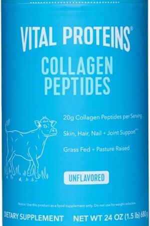 Vital Proteins Natural Whole Nutrition Collagen Peptides - Pasture Raised, Grass Fed, Paleo Friendly, Gluten Free, Single Ingredient - 24 Ounce