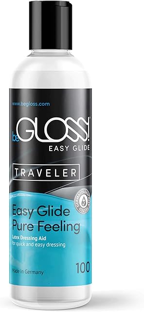 beGLOSS Easy Glide 100ml Dressing Aid - for Latex Clothing