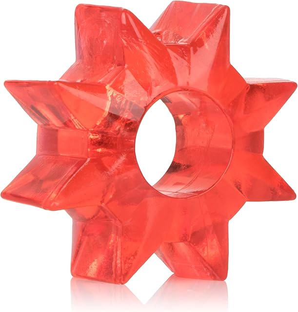 CleanTeam SE-1737-11-2 Basic Essentials? Super-Stretchy TPR Enhancers - Red