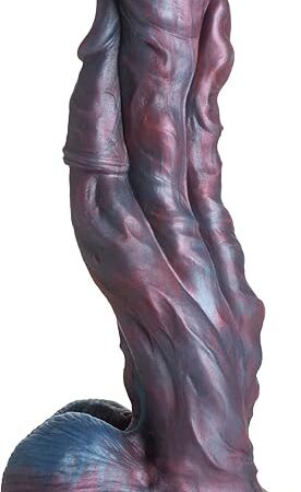 Hydra Sea Monster Fantasy Roleplay Made with Premium Silicone Dildo for Men Women & Couples, Firm Flexible Soft Surface with Strong Suction Base, 1 Piece - Purple