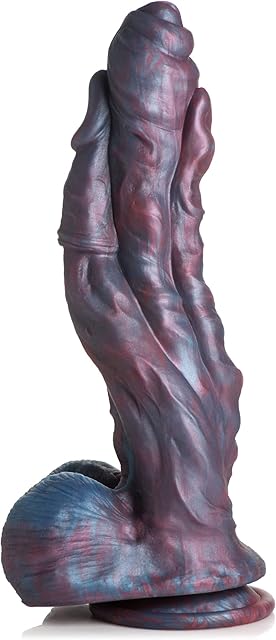 Hydra Sea Monster Fantasy Roleplay Made with Premium Silicone Dildo for Men Women & Couples, Firm Flexible Soft Surface with Strong Suction Base, 1 Piece - Purple