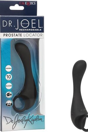 CalExotics Dr Joel Kaplan Rechargeable Prostate Locator Vibrating Stimulator for Anal Training Black - SE-5666-05-3
