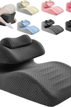 Intimacy Cushion for Couples, Ergonomic Butt Wedge Pillow with 3D Contours, Designed for Deep Support, Privacy, and Effortless Cleaning (SN.02)