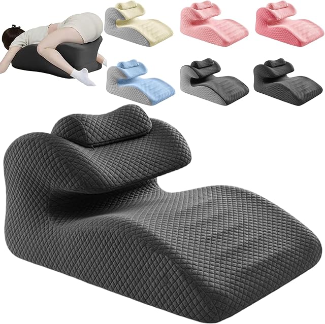 Intimacy Cushion for Couples, Ergonomic Butt Wedge Pillow with 3D Contours, Designed for Deep Support, Privacy, and Effortless Cleaning (SN.02)