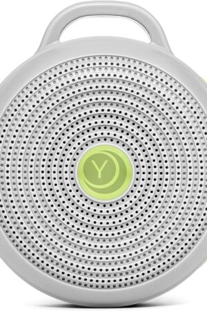 Yogasleep Hushh Portable White Noise Sound Machine for Baby, 3 Soothing Natural Sounds with Volume Control, Compact Size, Noise Canceling for Sleep Aid, Office Privacy, & Meditation, Registry Gift