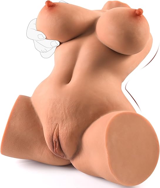 10LB Sex Doll Torso for Men, 3in1 Realistic Male Masturbators Pocket Pussy with E-Cup Big Boobs Ass, Lifelike Female Sex Dolls with Textured Vagina Anal, Adult Sex Toys & Anal Sex Toy for Men Pleasure