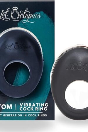 Hot Octopuss Atom  Powerful Vibrating Cock Ring for Men & Couples | Penis Ring with Intense Motor for Enhanced Pleasure| Rechargeable Waterproof & Body-Safe Silicone| Adult Sex Toy