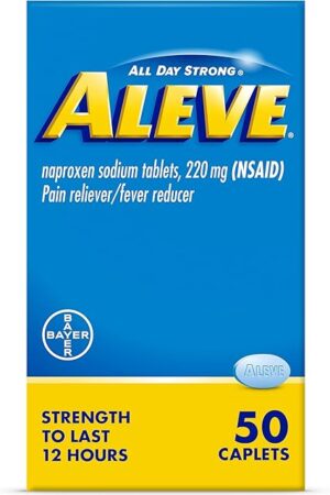 Aleve Pain Relief Naproxen Sodium Caplets ? 50 Count