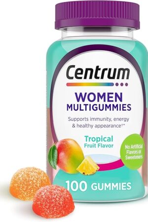 Centrum Women?s Multivitamin Gummies, Immune, Energy, Healthy Appearance Support, 100 Count, 50 Day Supply