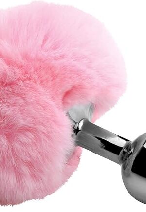 Fluffy Bunny Tail Anal Plug