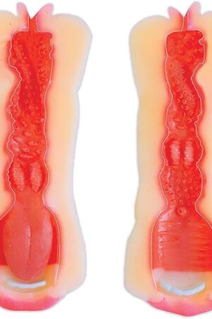Adam & Eve Adam's Bang and Blow Deep Throat Super Stroker Double Ended Mouth and Vagina Realistic Soft Lips Flexible Tongue and Teeth Textured Interior 75 by 3 Inches Super Stretchy Maximum Pleasure