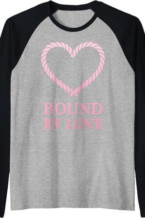 Kinky BDSM Bondage Shibari Rope Fetish Art Raglan Baseball Tee