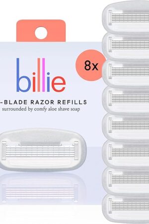 Billie Womens Razor Refill Blades 5-Blade Cartridges - 8 count