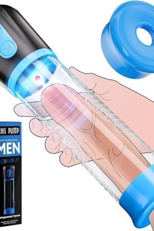 Electric Penis Enlarge Vacuum Pump, Automatic Penis Pump Sex Toys with 3 Suction Modes, Rechargeable Penis Enlargement Pump, Male Masturbator Air Pressure Adult Toys for Bigger, Stronger Erections