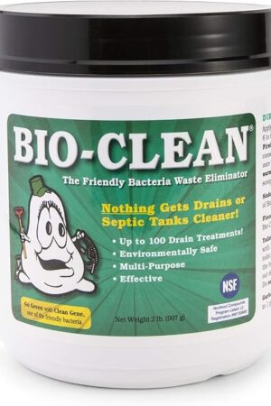 Drain Septic 2# Can Cleans Drains- Septic Tanks - Grease Traps All Natural and 100% Guaranteed No Caustic Chemicals! Removes fats Oil and Grease, Completely Cleans Your System