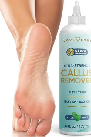 Callus Remover for Feet (Extra Strength) Foot Callus Remover Gel - Feet Scrubber, Pedicure Spa Tools, 6oz