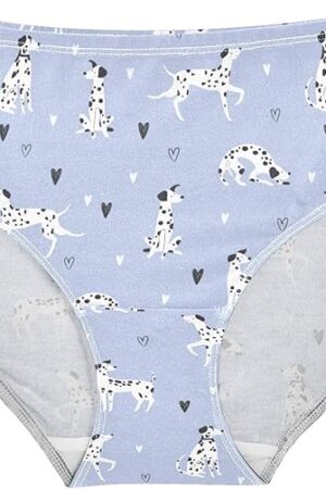 Womens Stylish Sexy Pattern Girls Underwear Soft Breathable High Waist Brief Stretchy Bikini Panties