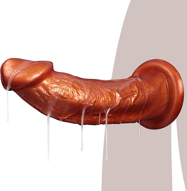 2.5" Diameter XXL Giant Girthy Dildo, Massive Huge Thick Silicone Realistic Extra Large Real Skin Dildo with Strong Suction Cup, No Balls Big Fat Adult Sex Toys for Women Men Gay