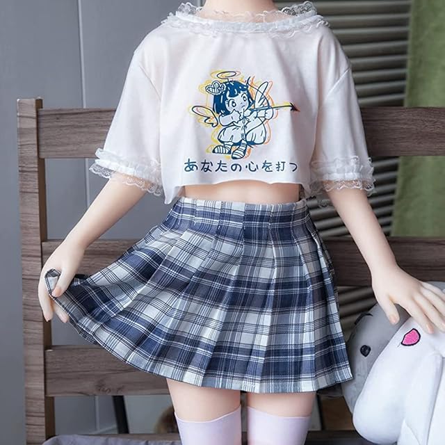 WEAWIN Petite Sex Doll for Men Soft Jelly Breast Butts Love Doll Lifelike Women Torso Love Doll for Male Masturbation Full Size Sex Doll Standing Adult Sex Toys with Good Joint Flexibility 100CM