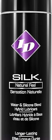 ID Lubricants Silk Personal Lubricant - Water and Silicone Based Lube, 8.5 Fl Oz Bottle, Assorted (SLK-08)