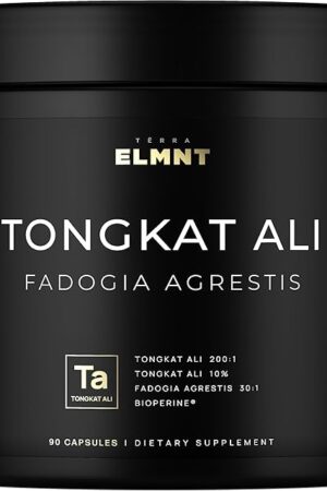 228,000mg 200x Strength Tongkat Ali for Men w 30x Fadogia Agrestis Extract - 10% Eurycomanone Highest Potency Longjack Fadogia Agrestis Tongkat Ali Supplement - Muscle Growth Support Pills for Men