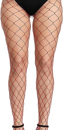 Women's Fishnet Stockings Sexy Tights High Waisted Pantyhose